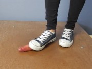 Converse cockcrush and shoejob with cumshot 14/16