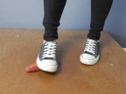 Converse cockcrush and shoejob with cumshot 15/16