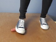 Converse cockcrush and shoejob with cumshot 16/16