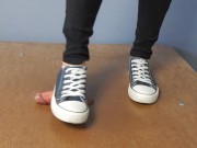 Converse cockcrush and shoejob with cumshot 4/16