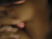 Ebony hotwife wears masquerade mask as she deep throats lucky white guy 10/16