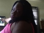 Ginger waterfalls smoking while stripping 9/16