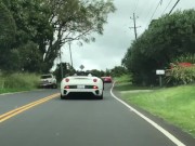 Rachel Starr drives a Ferrari 8/16
