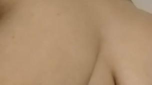 Playing with my titties...