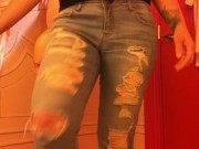 Gorgeous Chubby Milf Fucks Herself in the Dressing Room 1/16