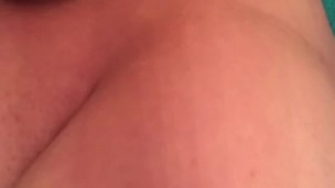 Rubbing my clit with my toy squirting