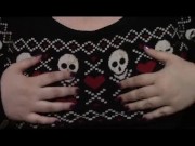 Playing with big tits & nipple clamps! 1/16