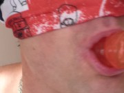 my husband ´s  colleague is my slave for fun - femdom cheating 12/16