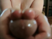 Oily Cock Massage With Huge Tits 4/16