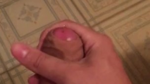 18 year old boy, SLOMO cumshot