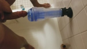 Fucking Fleshlite Turbo In Shower 4