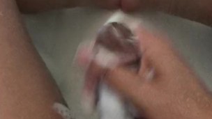 PapiChulo Strokes His 11” Cock In Shower