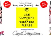 Hairy Ass and Pink Pussy with Dick Cream in Between Ebony BBW - Cami Creams 16/16