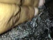 Fetish Extremely Hairy Creamy Ebony Pussy