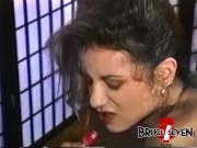 Amazing babe seduced and dildoed by hot lesbian MILFs 7/16