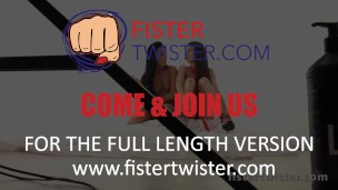 Fisting Lesbians - Arwen Gold gets her pussy fist fucked after strap on fun