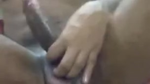 Playing With My Big Oiled Up Penis
