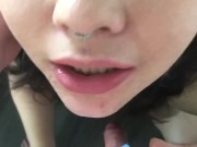 Quicky Blowjob! Cumslut Girlfriend Swallows! 16/16