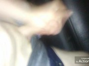 Quick Midnight Orgasm in the Car