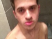 Masturbates in Bathroom #1