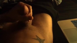Cock ring jerk n cum