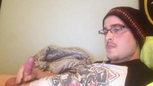 Did Not Mean To Cum on My Face! Lol. Accidental Self Facial, Powerful Cum!