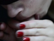 VERONICA REID first time recording! First deepthroat cum in throat. 3/16