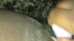 Masturbating