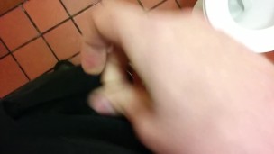 HUGE Messy Cumshot In Public Toilet - SlugsOfCumGuy