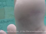 Underwater Foot Session - Femdom Foot Domination POV Trailer