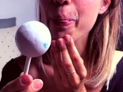 Lele, the college dream girl sucks a lolly and makes you cum. JOI countdown 12/16