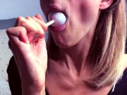 Lele, the college dream girl sucks a lolly and makes you cum. JOI countdown 13/16