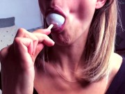 Lele, the college dream girl sucks a lolly and makes you cum. JOI countdown 15/16