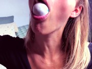 Lele, the college dream girl sucks a lolly and makes you cum. JOI countdown 8/16