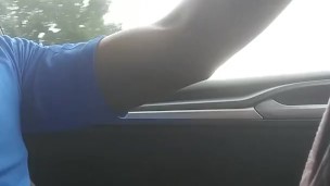 Driving and enjoying myself (OnlyFans/Nicksteeledick)