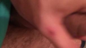 Twink playing with his thick Uncut cock