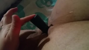 Bbw plays with pussy while waiting for husband to come home and fuck
