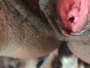 Blowing bubbles out my juicy pussy & Peeing in your mouth.