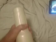 Fucking my fleshlight stoya ass