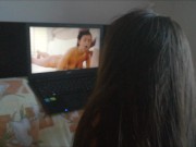 HORNY STEPSISTER FUCKED WHILE WATCHING PORN ON PORNHUB 1/16