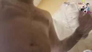 Sir Kink after work out shower time!
