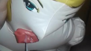 bj and cum with a doll