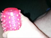 First Time Using Cock Stroker - SlugsOfCumGuy - Screenshot 10 of 16 - Cumming