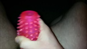 First Time Using Cock Stroker - SlugsOfCumGuy