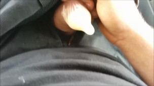Risky Public Cock Wank & Condom Fill