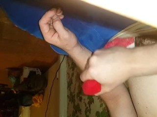 Piss in my shorts & cum in pissed socks