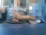 Risky fun and fuck on the public regional train 8/16