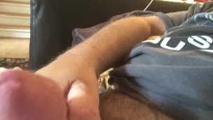 Jacking off & tasting my cum