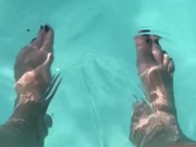 Feet and pool