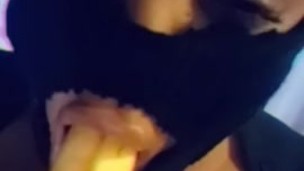 Deepthroating Banana (sound on)